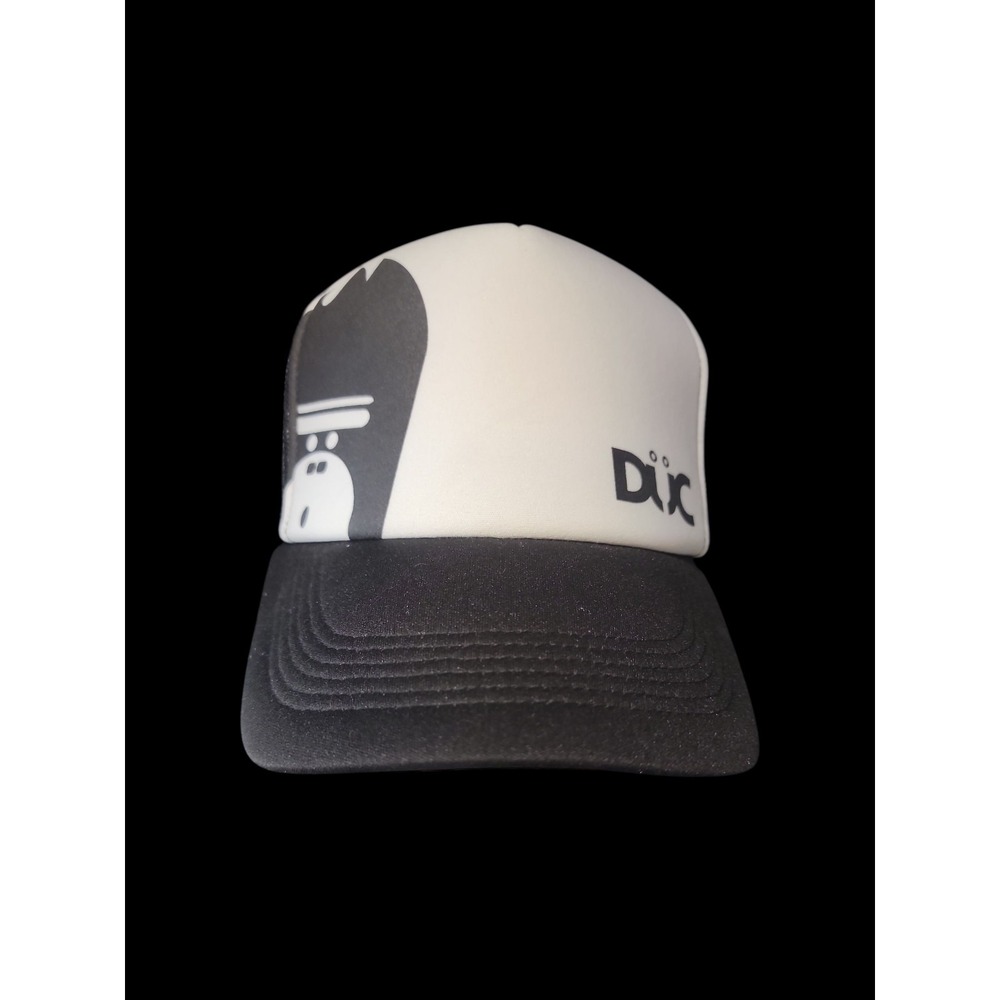 DUC Gor-Trucker Black & White Foam Trucker Hat Snapback Gorilla Tennis
